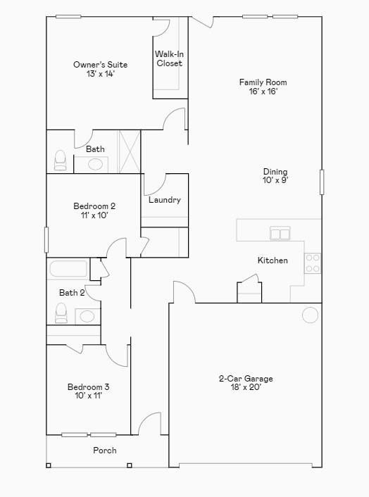Floorplan Newlin 1522