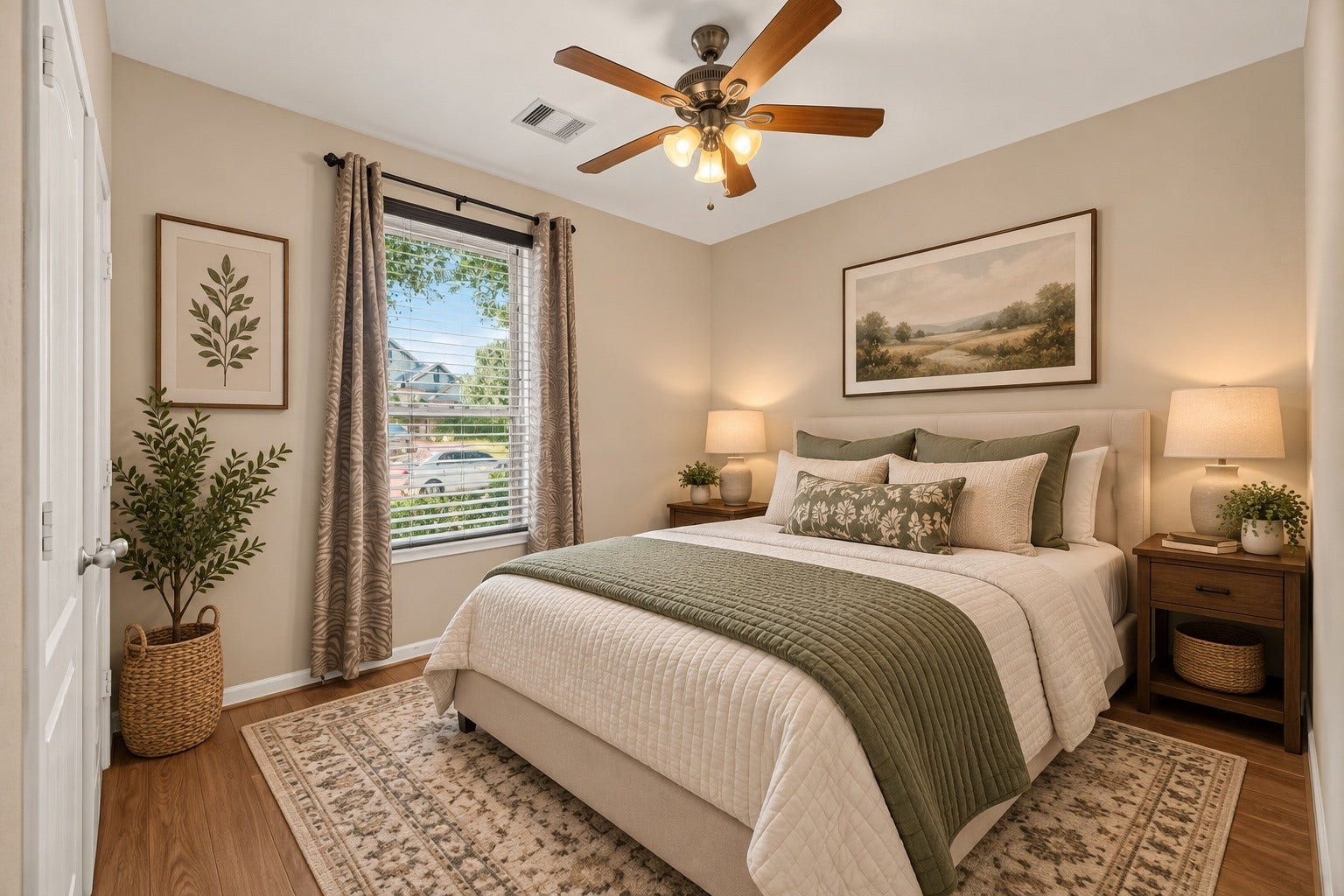 1011 Worth Creek Lane, Katy, TX 77494 Bedroom 3 staged with Ai Tech