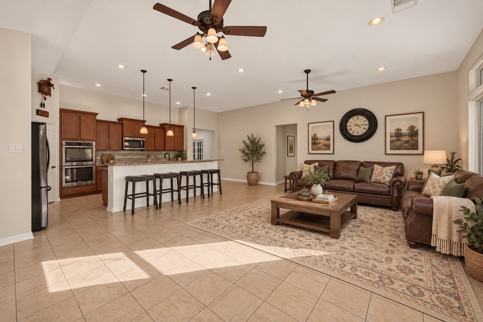 1011 Worth Creek Lane, Katy, TX 77494 An open concept living area makes entertaining simple