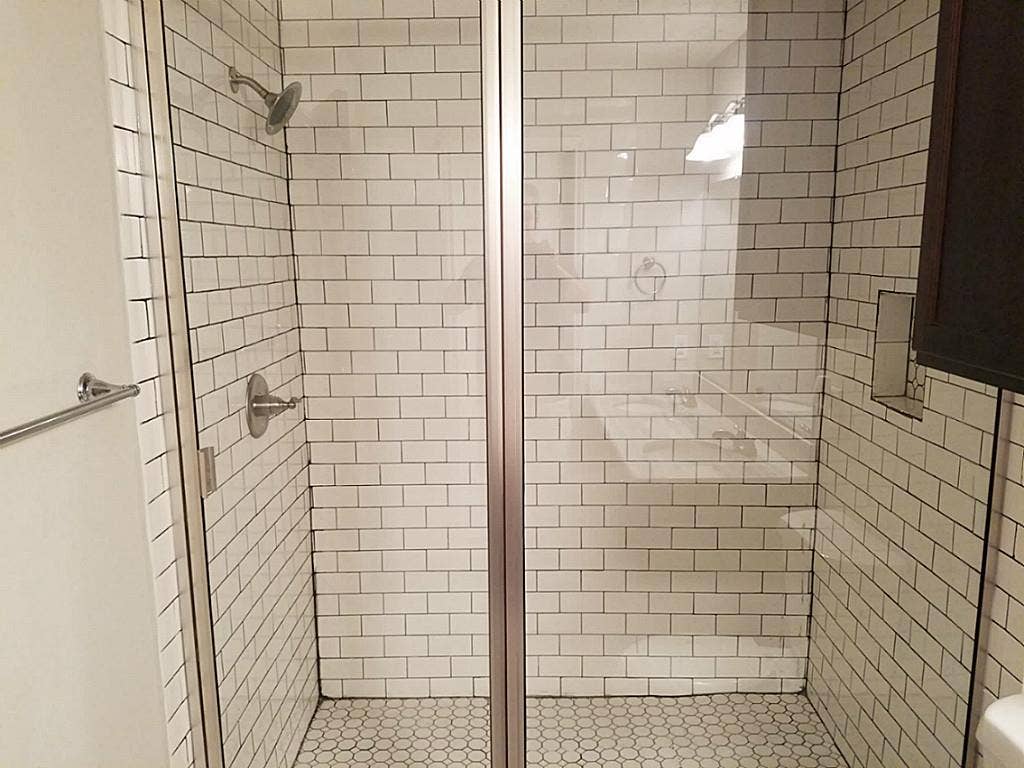 huge walk in master shower