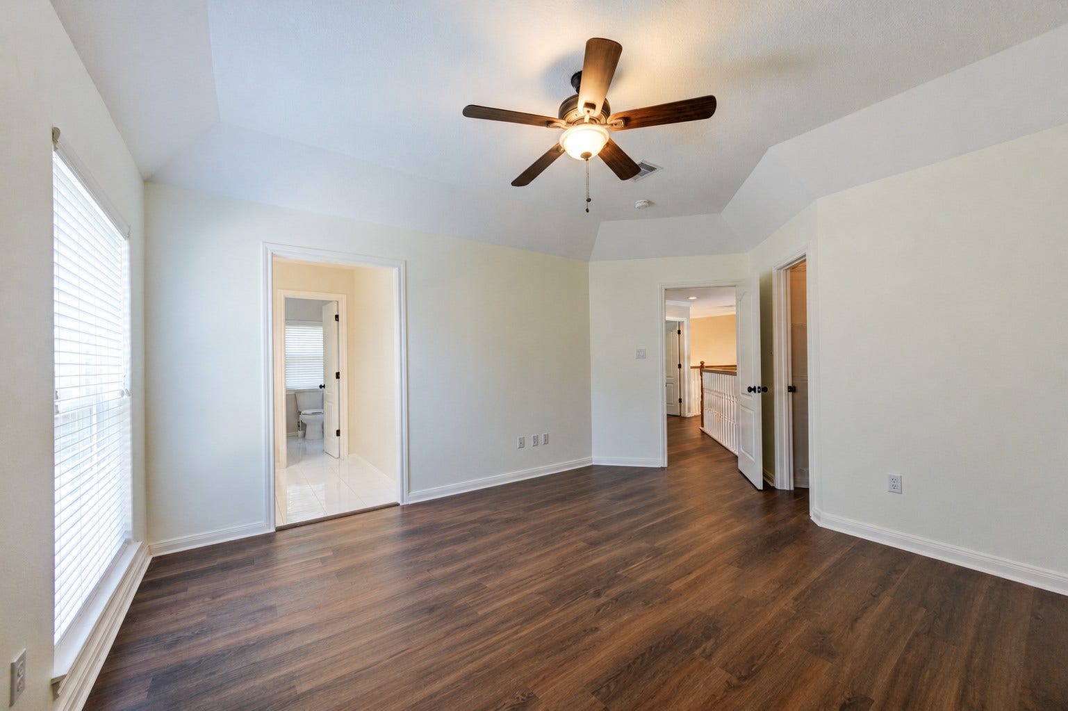 12806 Rock Falls Way, Houston, TX 77041 Large secondary bedroom with LVP flooring.