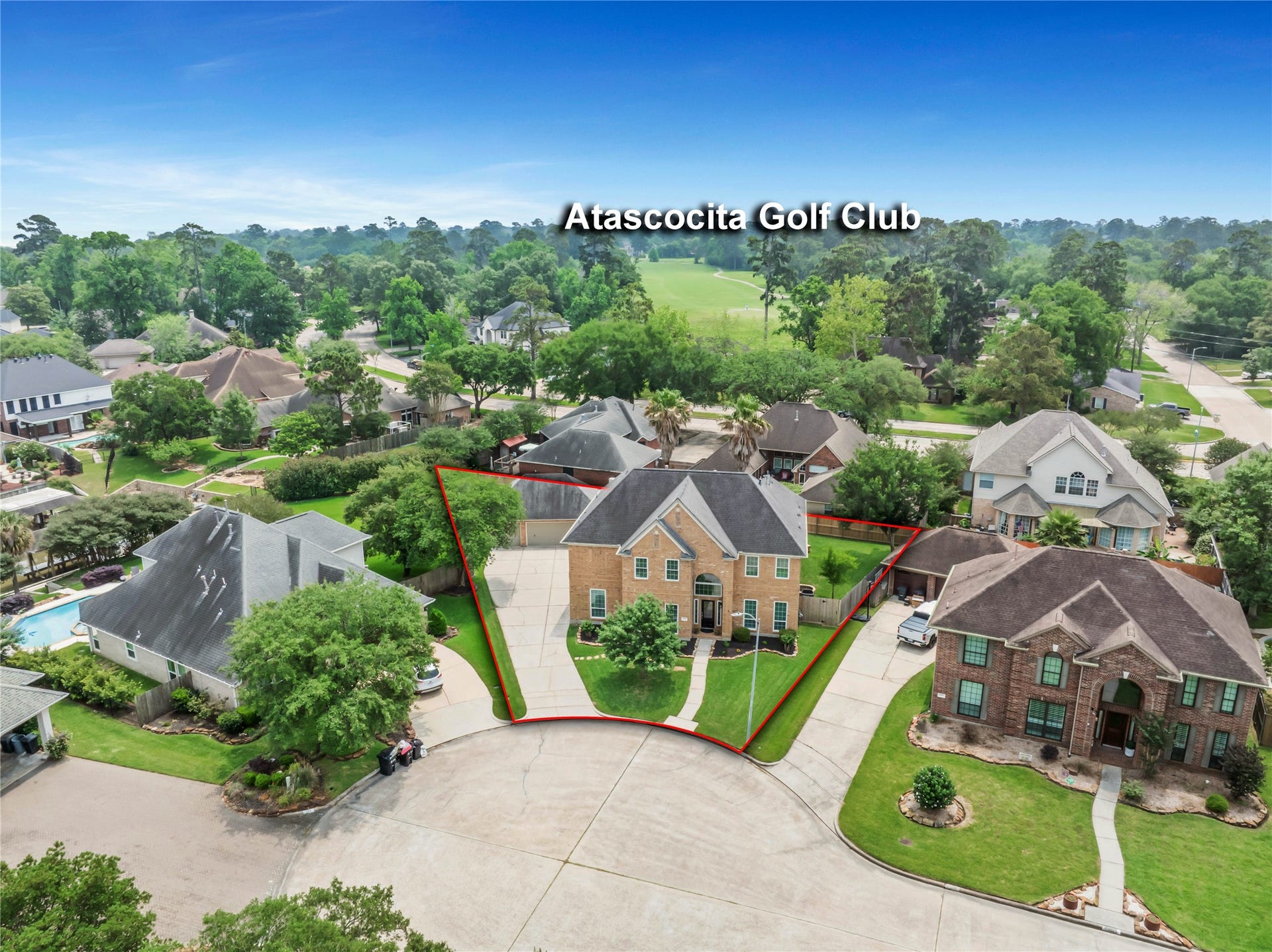 Enjoy easy access to the nearby Atascocita Golf Club.