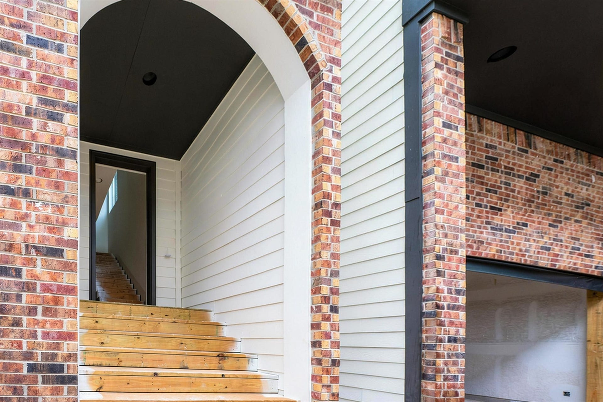 Brick veneered exterior