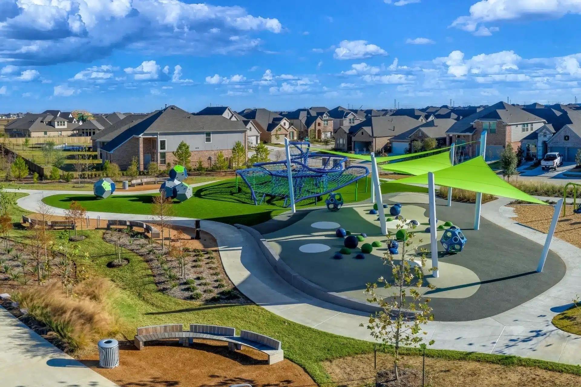 21831 Scoober Creek Drive, Cypress, TX 77433 This modern neighborhood park features interactive climbing structures, a shaded play zone, and beautiful green spaces right outside your back door.