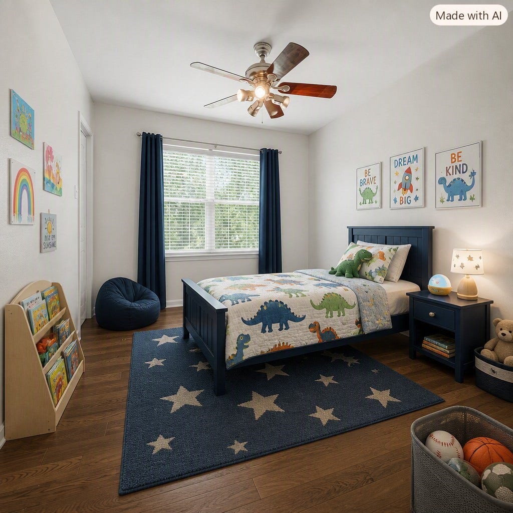 2622 Tarpon Drive, Texas City, TX 77591 Bedroom with AI Staging