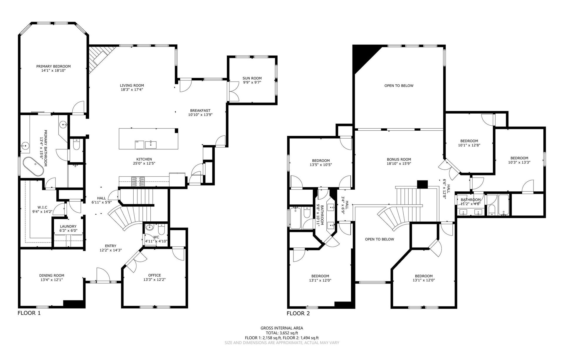436 Old Orchard Court, Dickinson, TX 77539 Floor plan