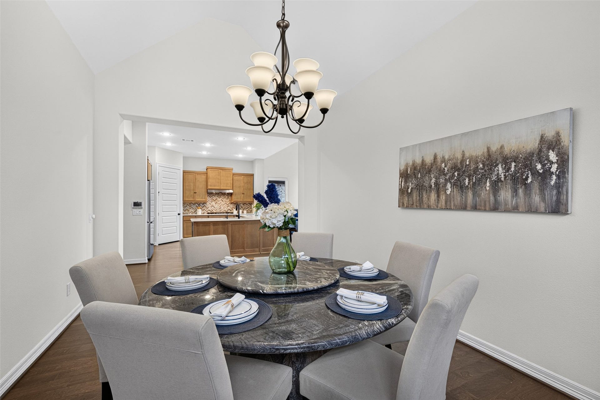 10706 Hazel Hills Drive, Cypress, TX 77433 The open floor plan creates an inviting, airy vibe where conversations flow as easily as the food.