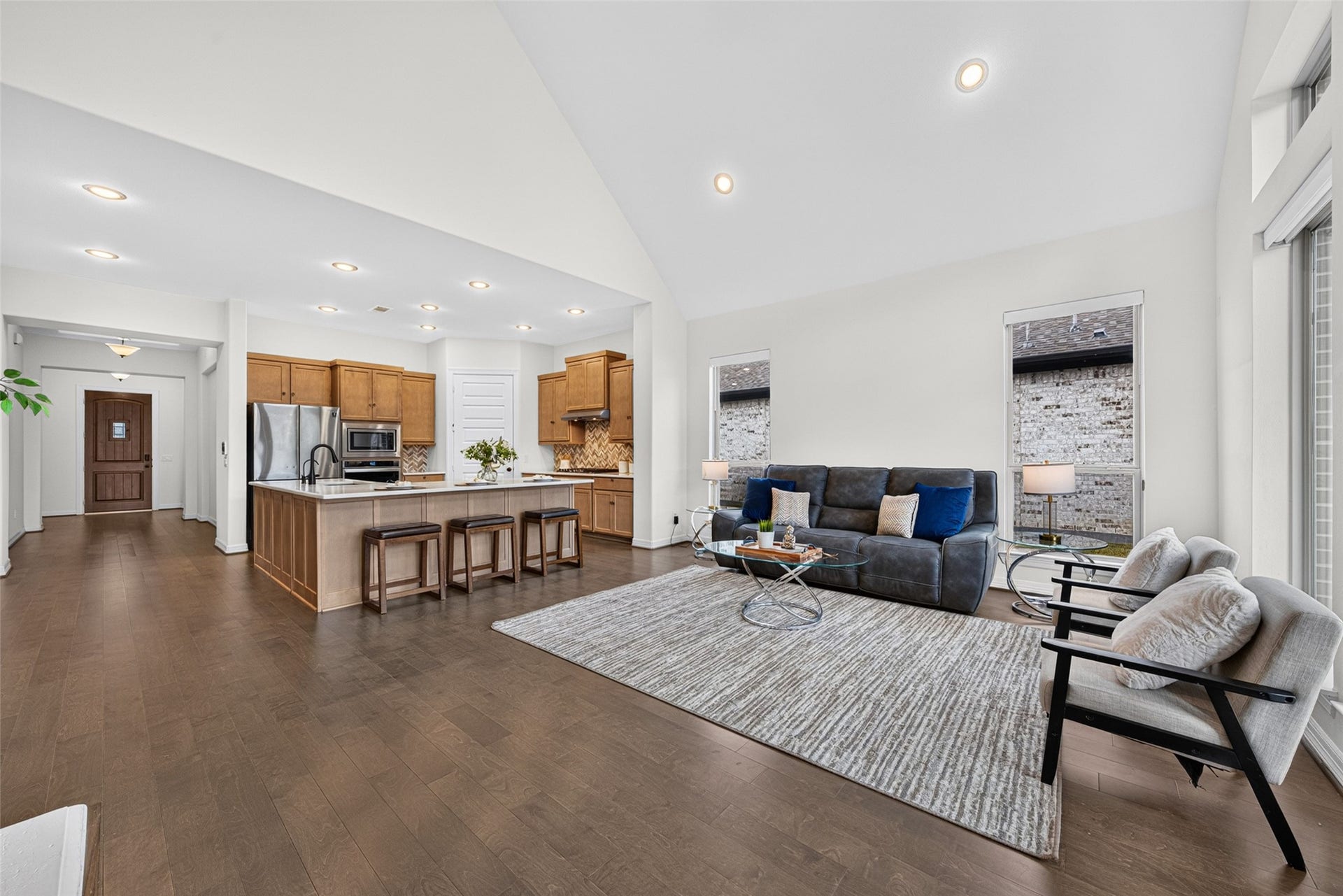 10706 Hazel Hills Drive, Cypress, TX 77433 Perfect for both everyday relaxing and entertaining guests, it seamlessly connects to the kitchen so you never miss a moment with loved ones.