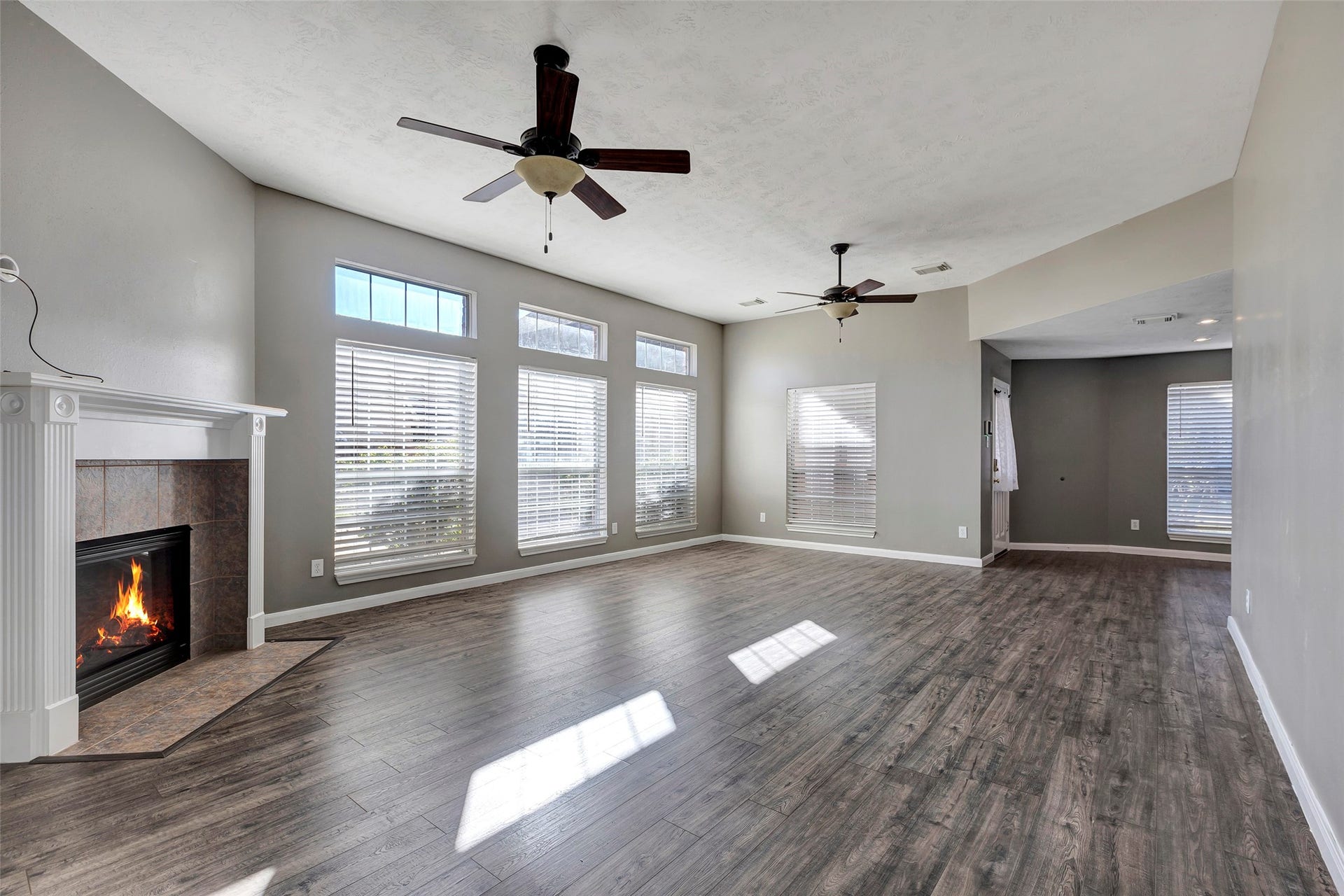 11514 Tara Place, Pearland, TX 77584 Enjoy a back yard view from the family room windows