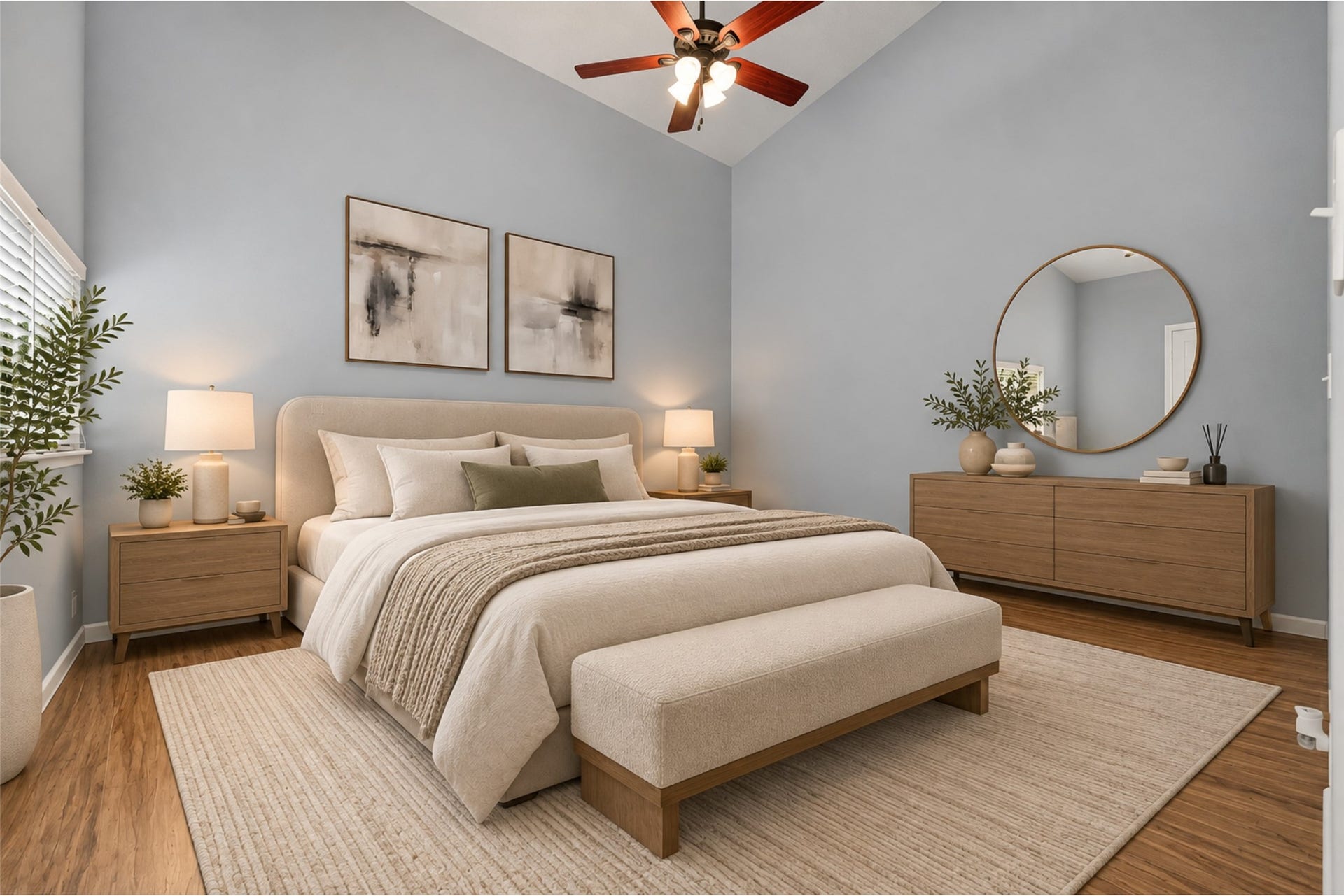 880 Tully Road, #44, Houston, TX 77079 Primary Bedroom -VIRTUALLY STAGED