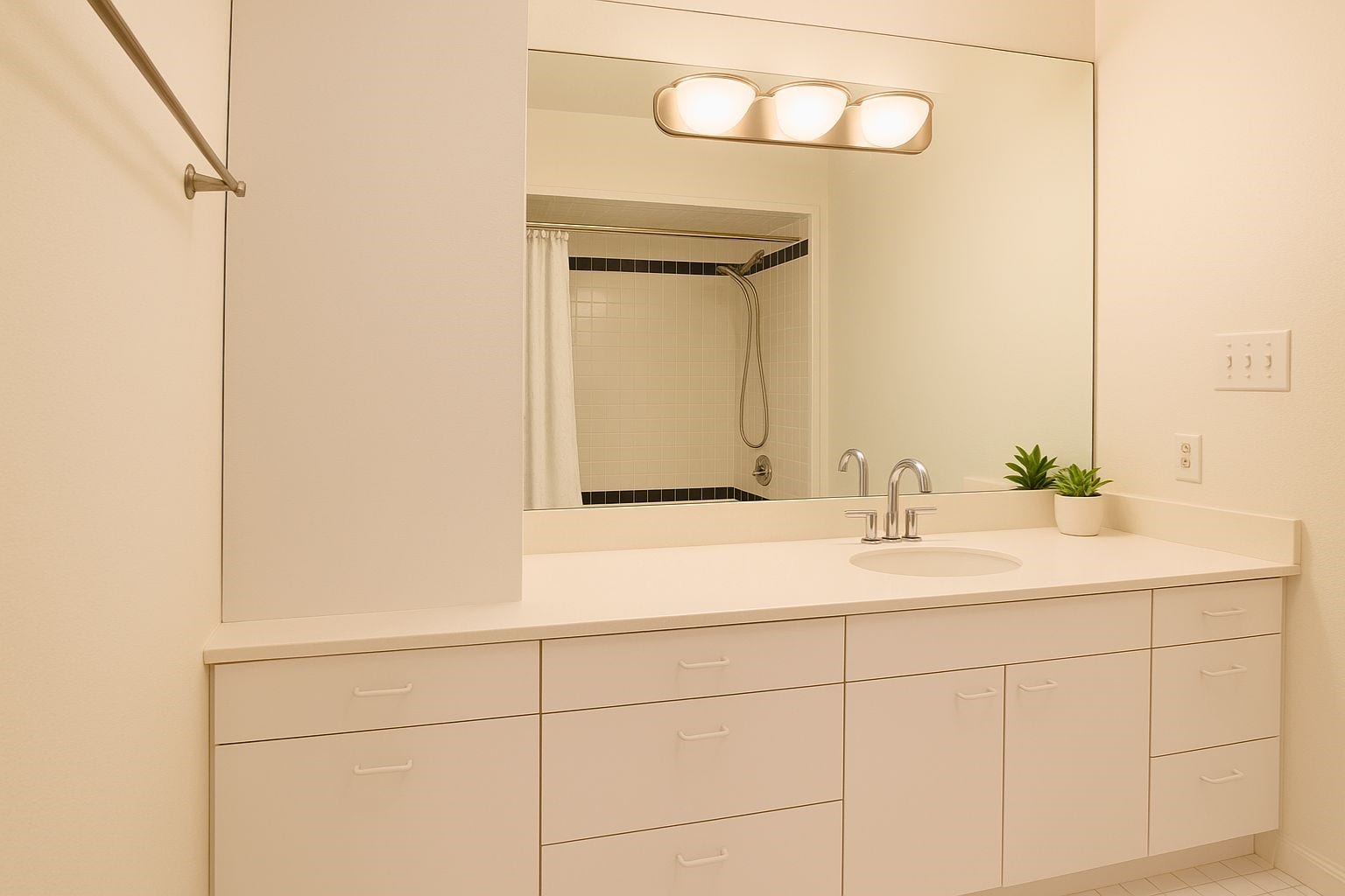 3027 Bissonnet Street, Houston, TX 77005 Second bedroom bathroom vanity