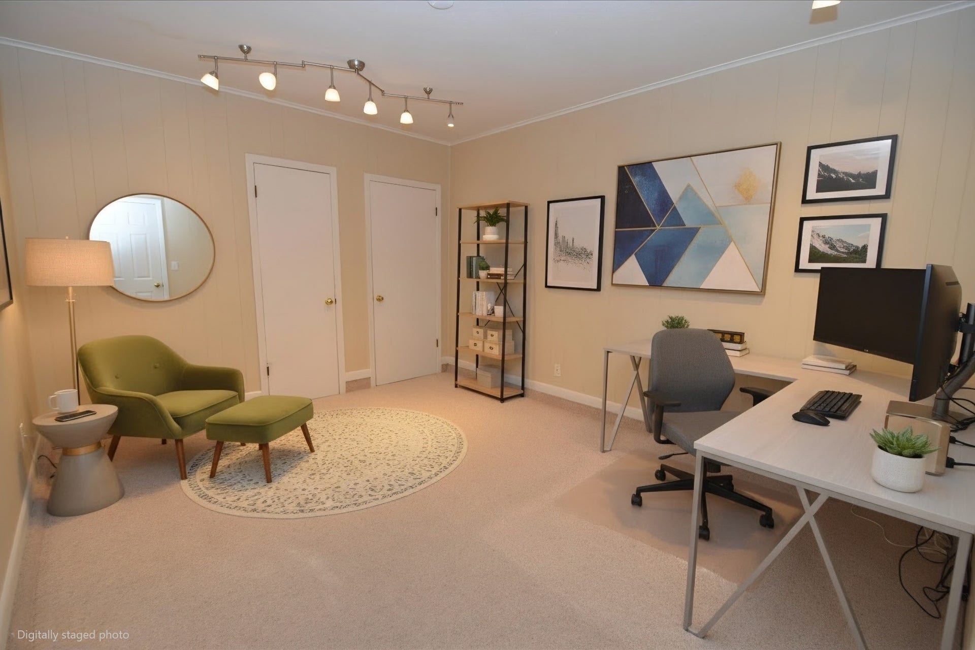 Flexible 4-bedroom layout with dedicated home-office potential.