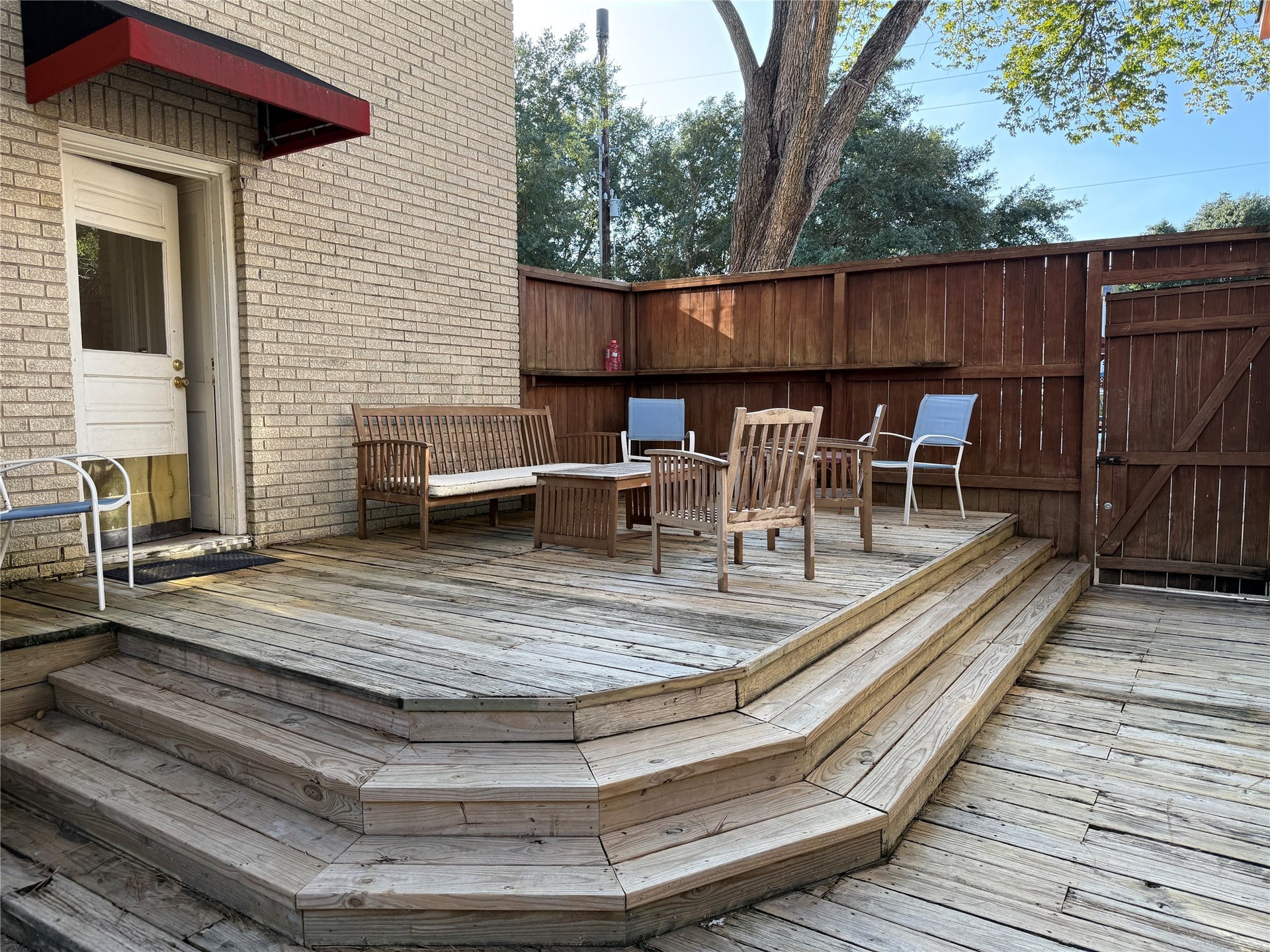 1968 Dryden Road, #2, Houston, TX 77030 Enjoy the community decked patio.
