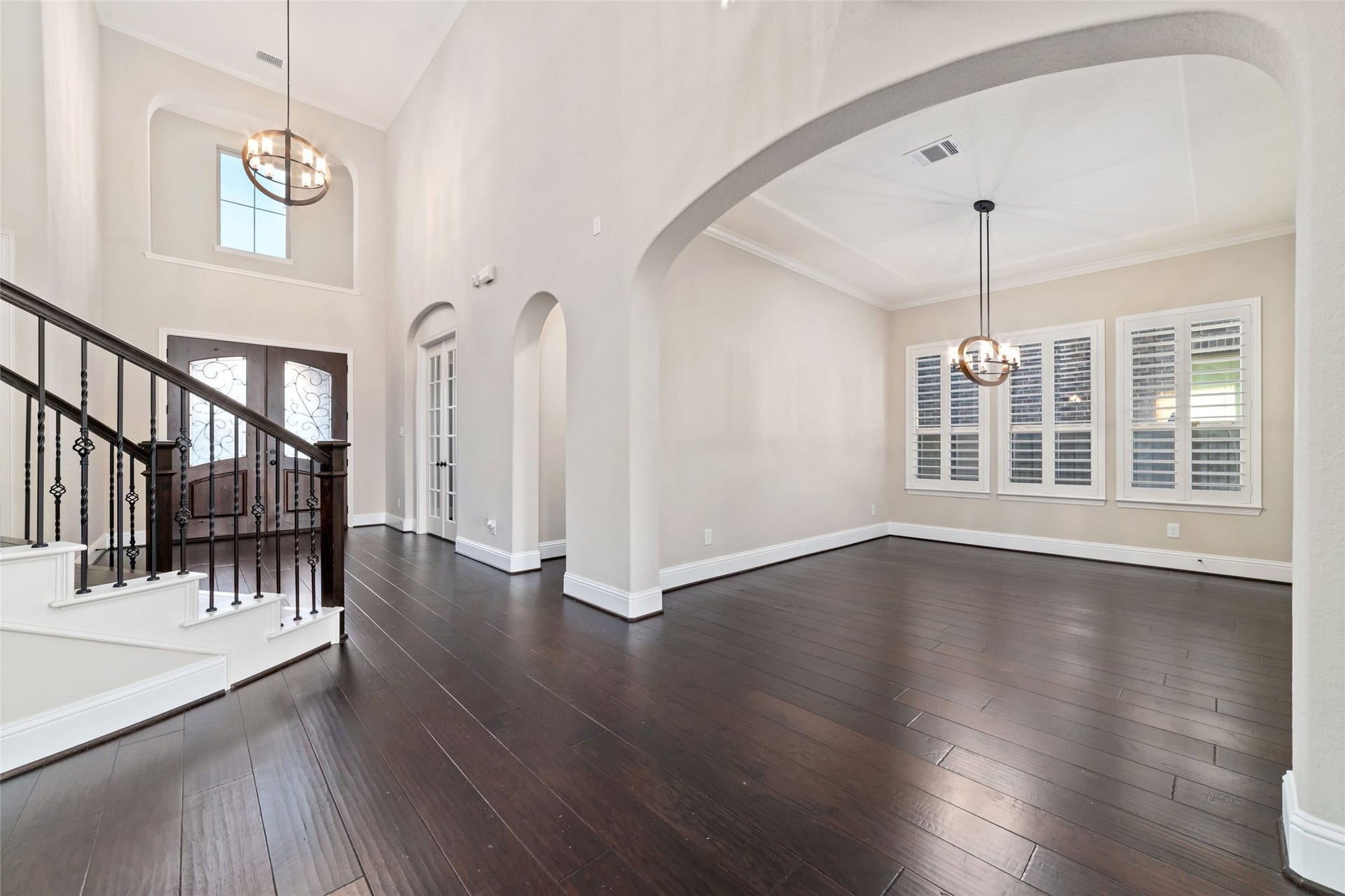 view of the dining room