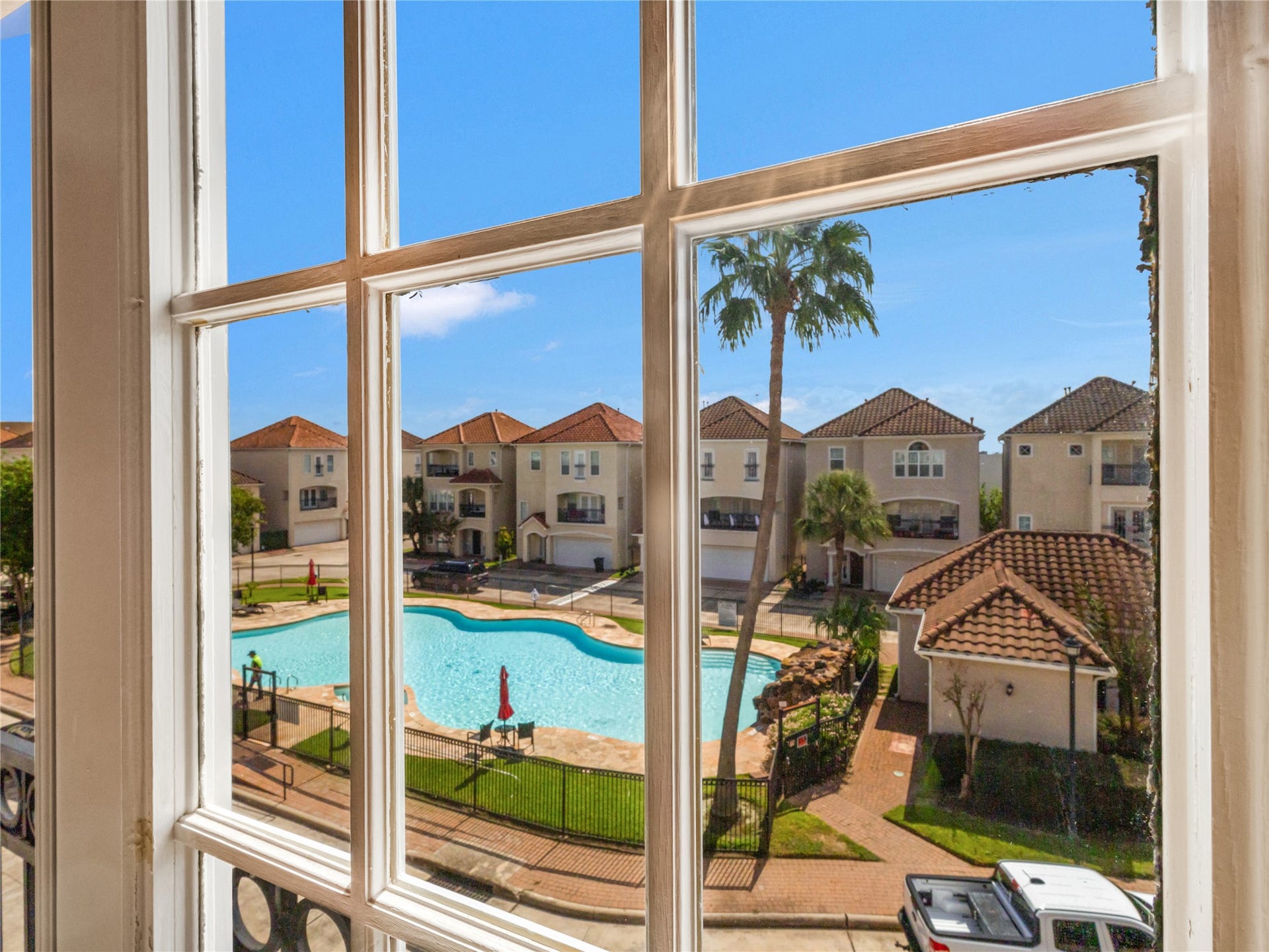 View from third floor bedroom