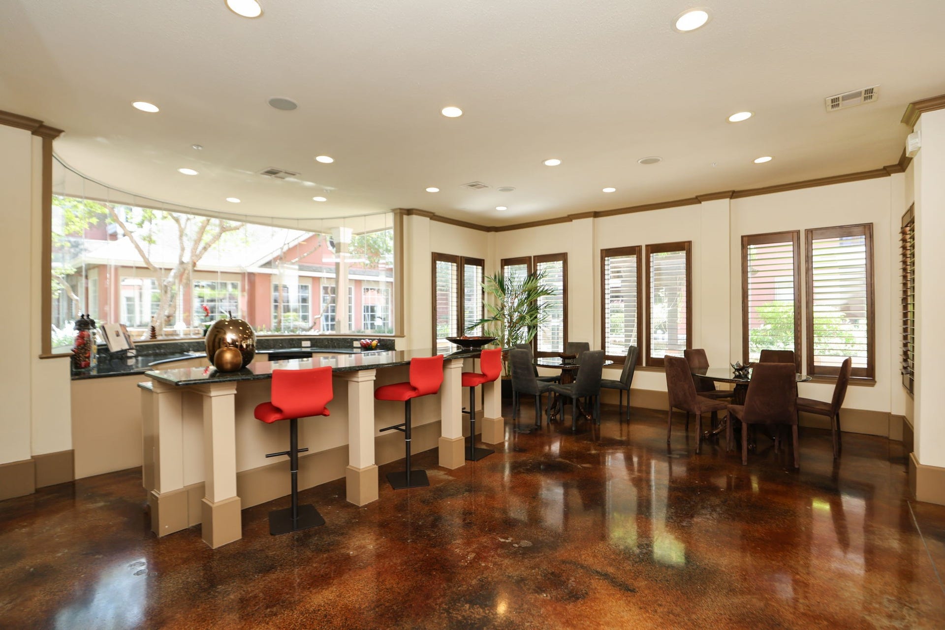 2400 S Mccue Road, #104, Houston, TX 77056 Club house Bar.