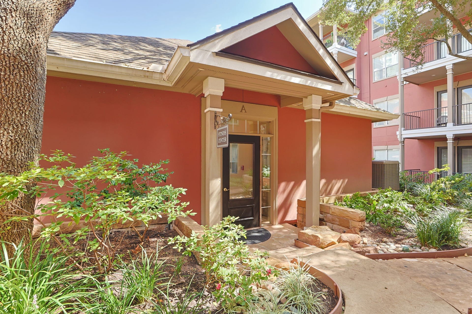 2400 S Mccue Road, #104, Houston, TX 77056 Entry looking into Fitness Center.
