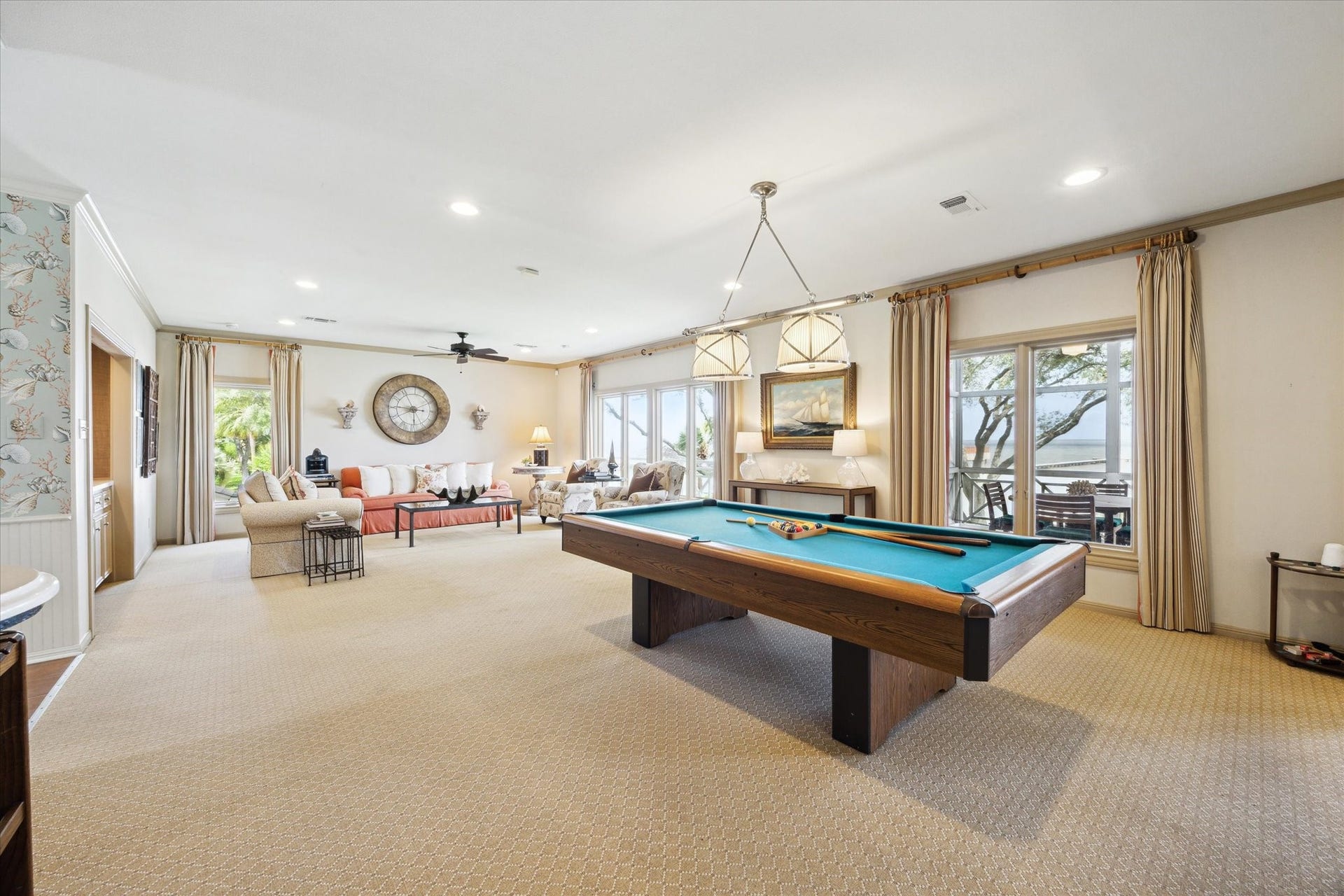 Another view of the living room and entertaining area in Secondary Residence.