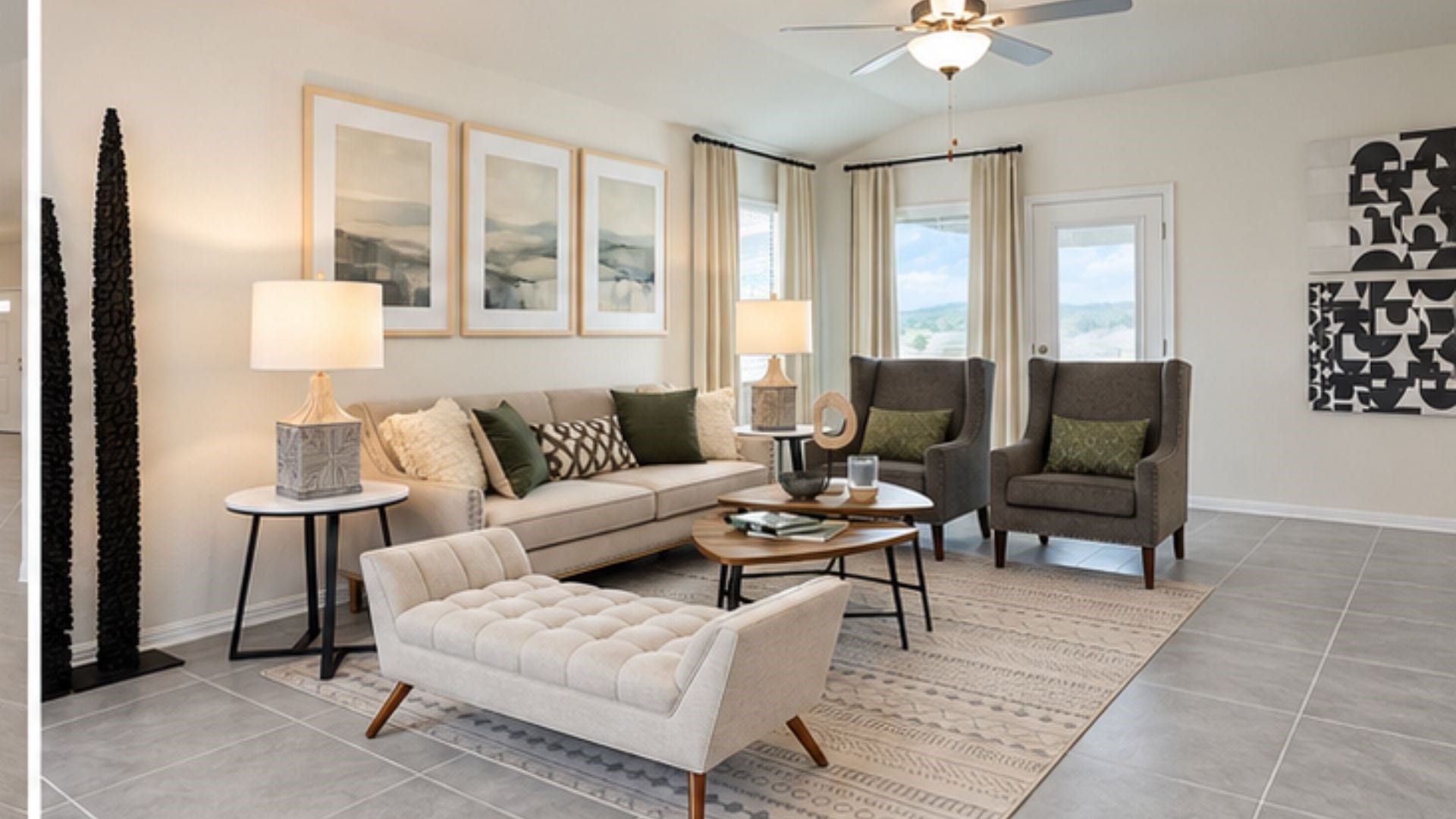 1227 Rosemead, Rosharon, TX 77583 Virtual Picture of furniture in the Family Room Area