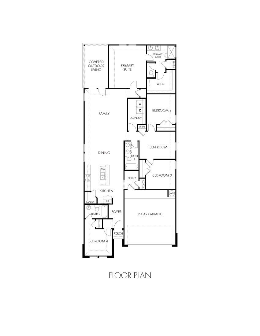 1227 Rosemead, Rosharon, TX 77583 Floor Plan