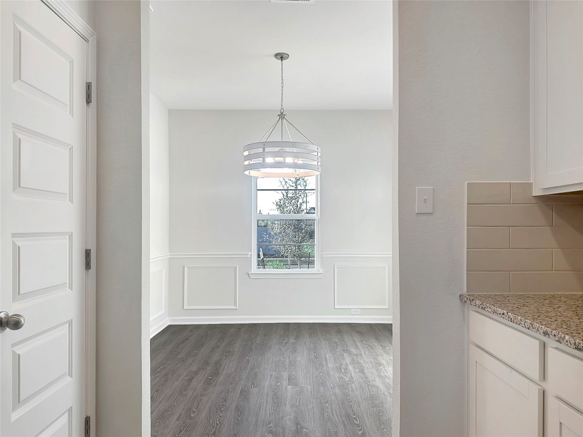 The Caldwell- Dining Room and Butler's Pantry. Home is under construction. Sample image for illustration; upgrades, options, and colors may vary.