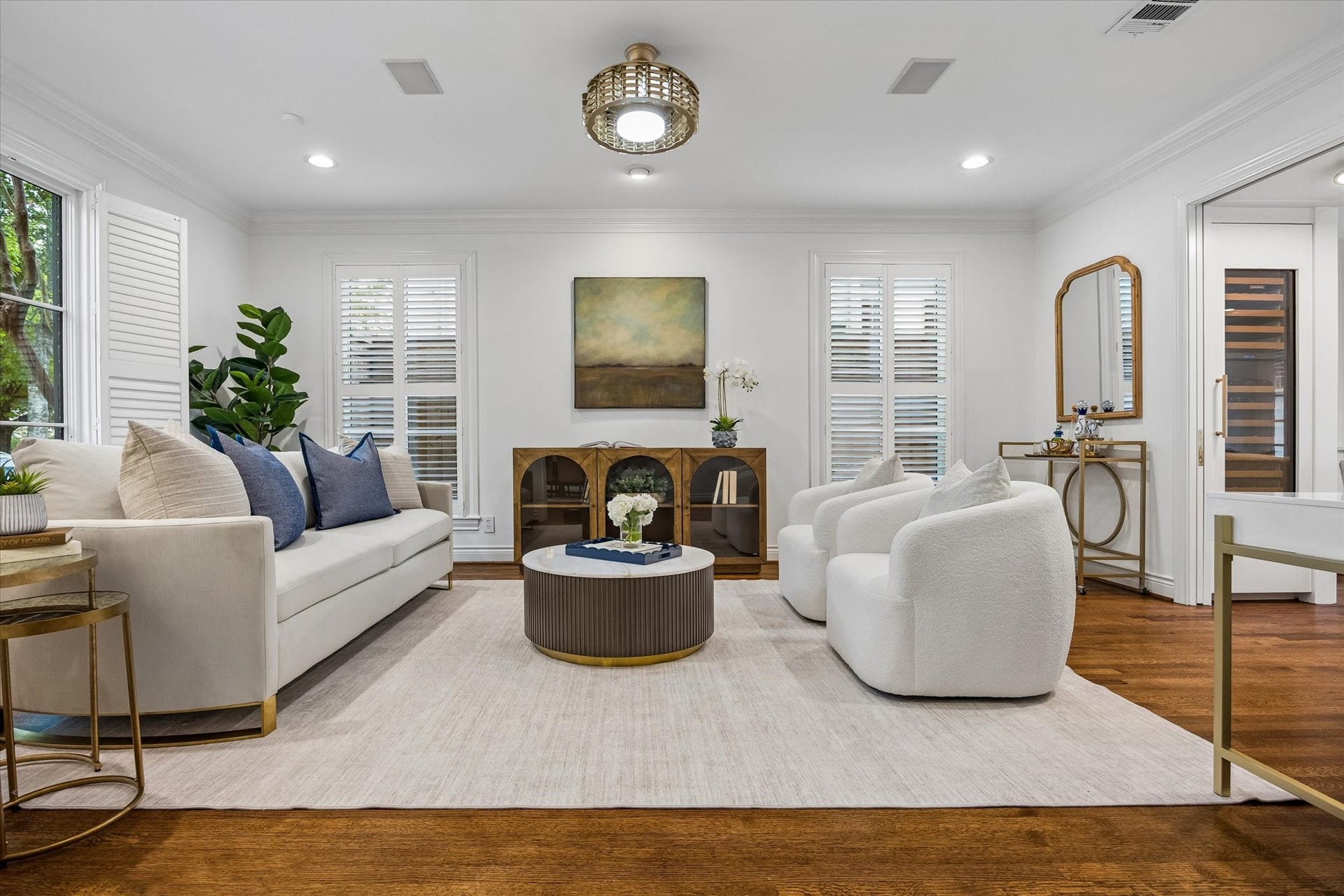 3111 Carnegie Street, Houston, TX 77005 The oversized Living Room offers ample space for living room, study, playroom...versatile for every lifestyle.