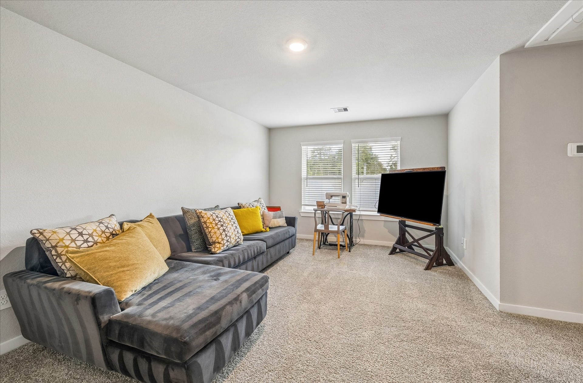 14249 Wonder Lake Lane, Conroe, TX 77384 Great place to relax and enjoy a cozy movie night.