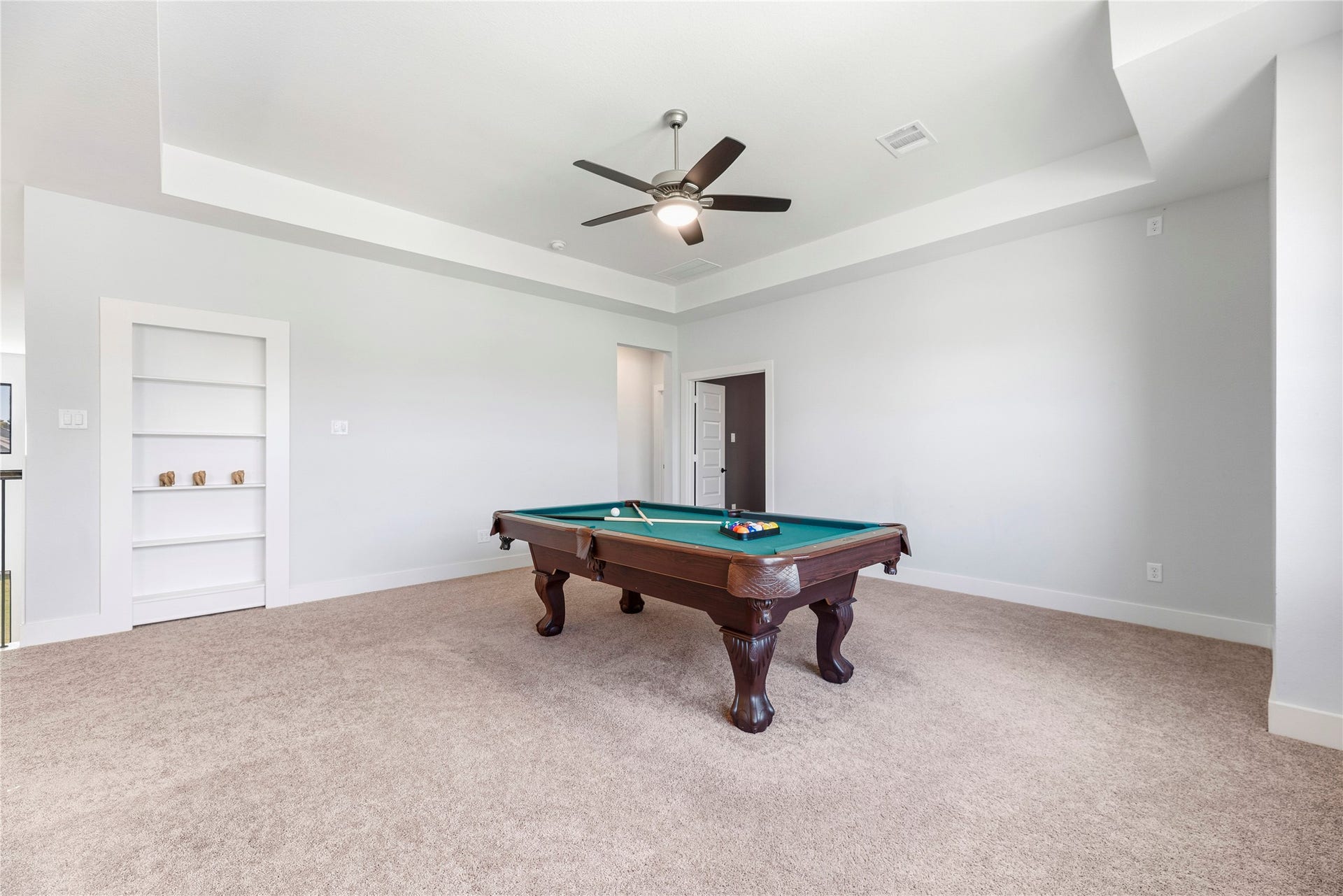 4810 Antler Run Drive, Spring, TX 77386 The pool table is included. Ohh, and on the left, that's not your average bookshelf....