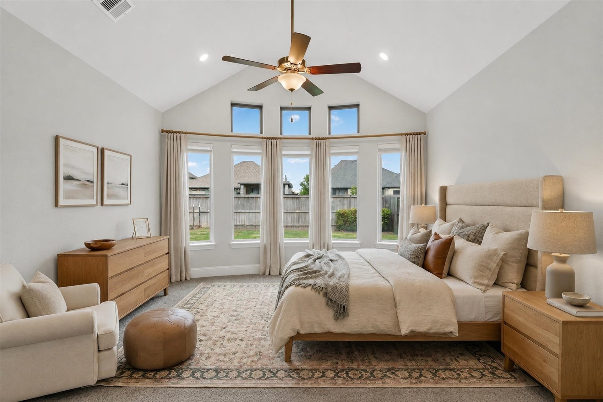 3123 Lantana Trail, Katy, TX 77493 Virtually staged to showcase the room's exceptional size, functionality, and design potential. It's easy to imagine beginning each morning in comfort and ending each day in this peaceful sanctuary.
