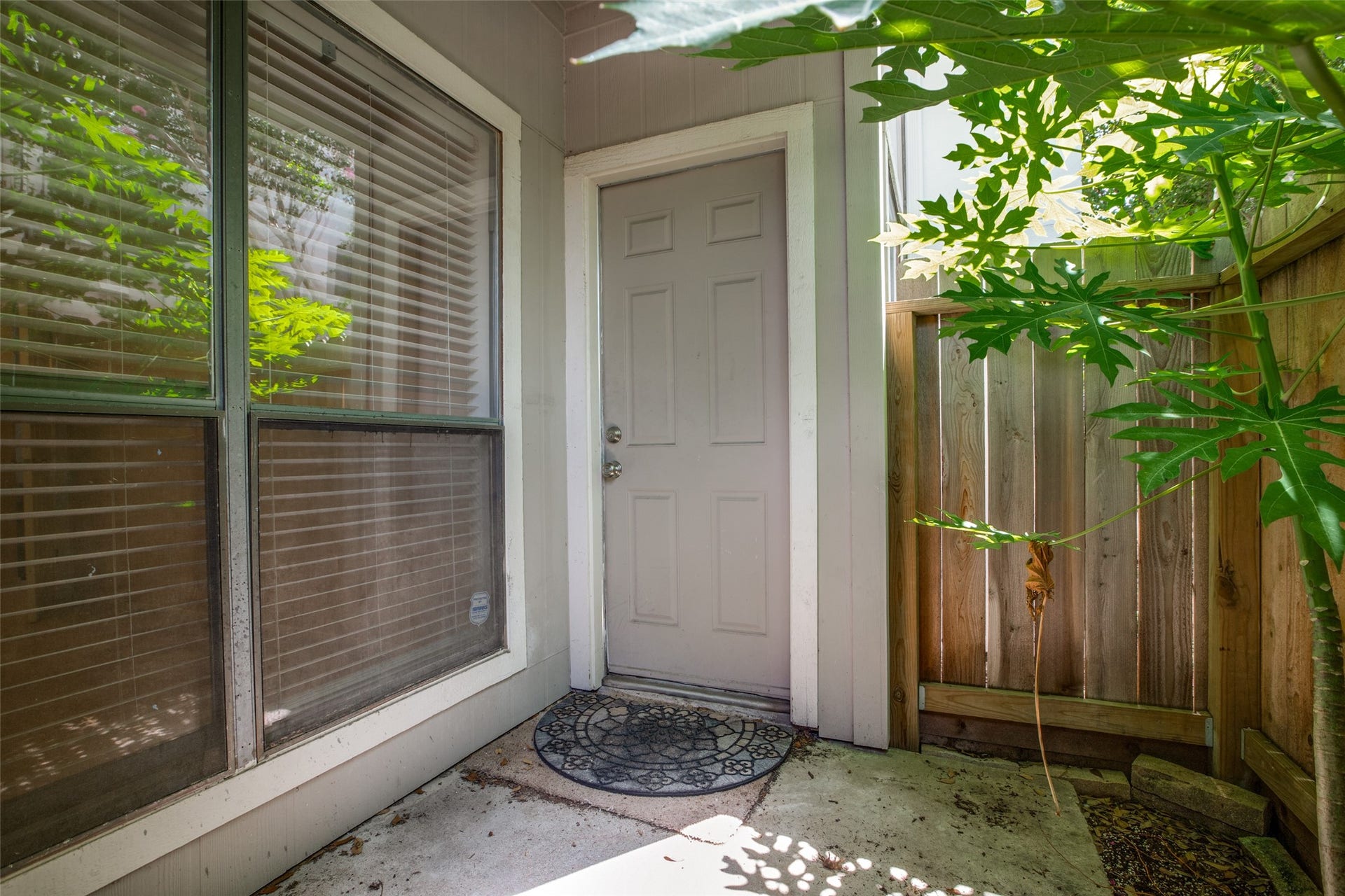 7900 N Stadium Drive, #93, Houston, TX 77030 Private patio with outdoor storage