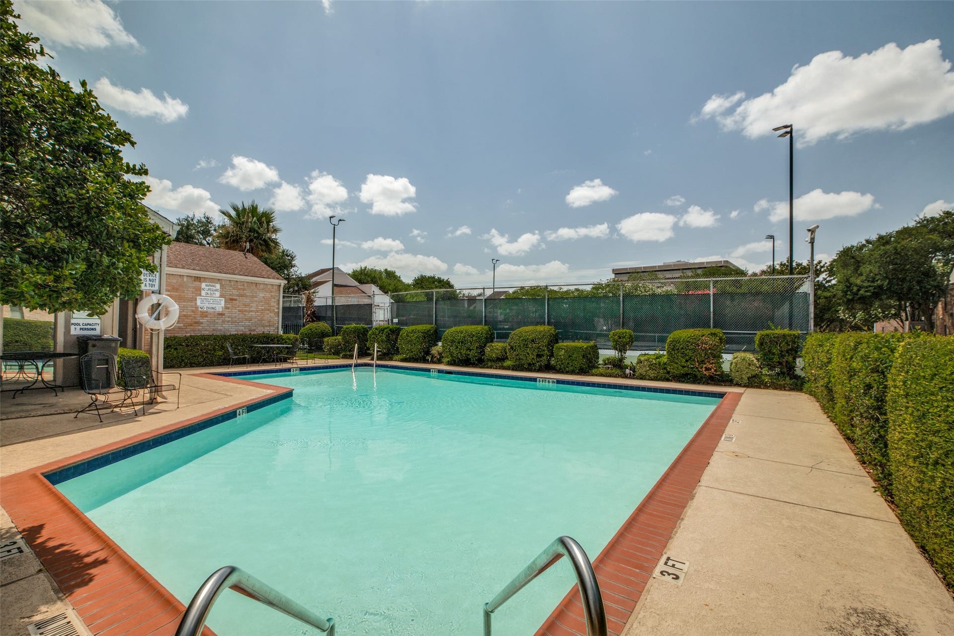 7900 N Stadium Drive, #93, Houston, TX 77030 After a game of tennis cool off with a swim