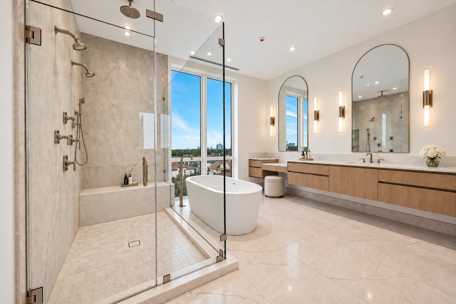 5010 Longmont Drive, #PH-6, Houston, TX 77056 Primary Bath