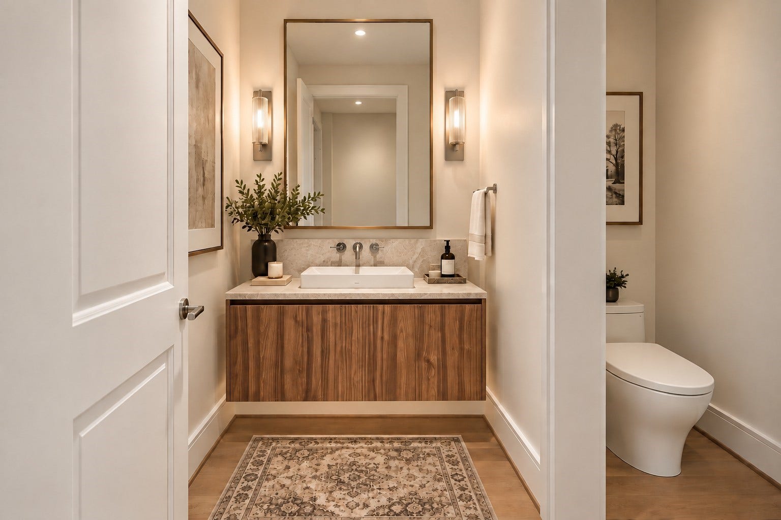 5010 Longmont Drive, #PH-6, Houston, TX 77056 Powder Room