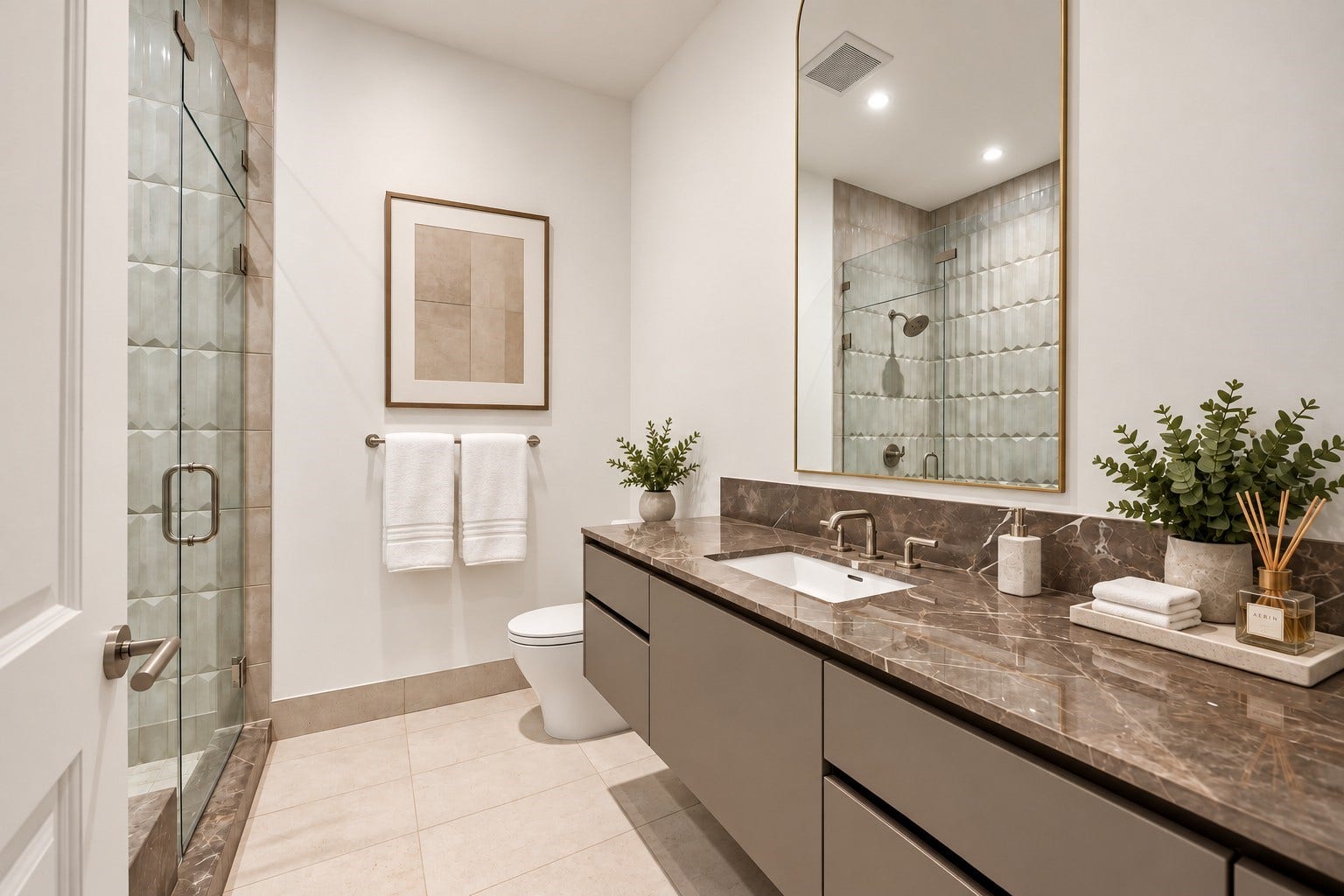 5010 Longmont Drive, #PH-6, Houston, TX 77056 Secondary Bedroom 2 En-Suite Bath