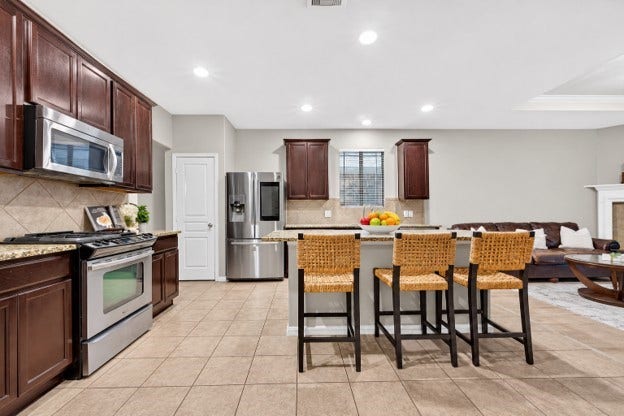 different view of kitchen