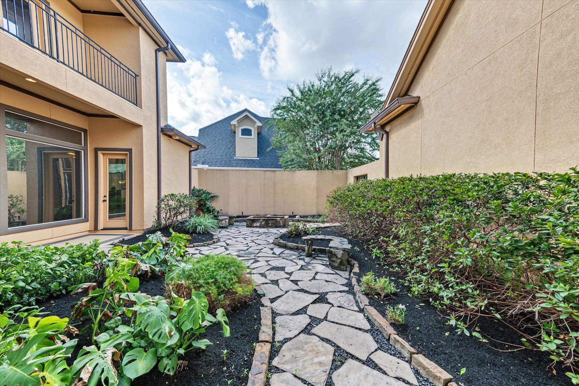 Interior Courtyard and firepit