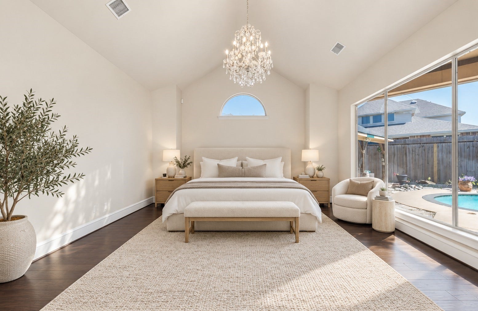 AI Generated Rendering Lighter Paint and Virtual Staging