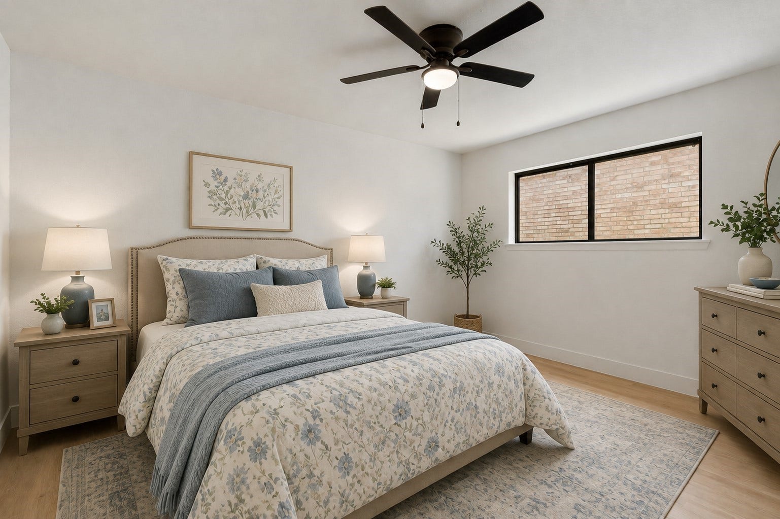 190 Dawns Edge Drive, Montgomery, TX 77356 Secondary bedroom #1 (Furniture has been virtually staged)
