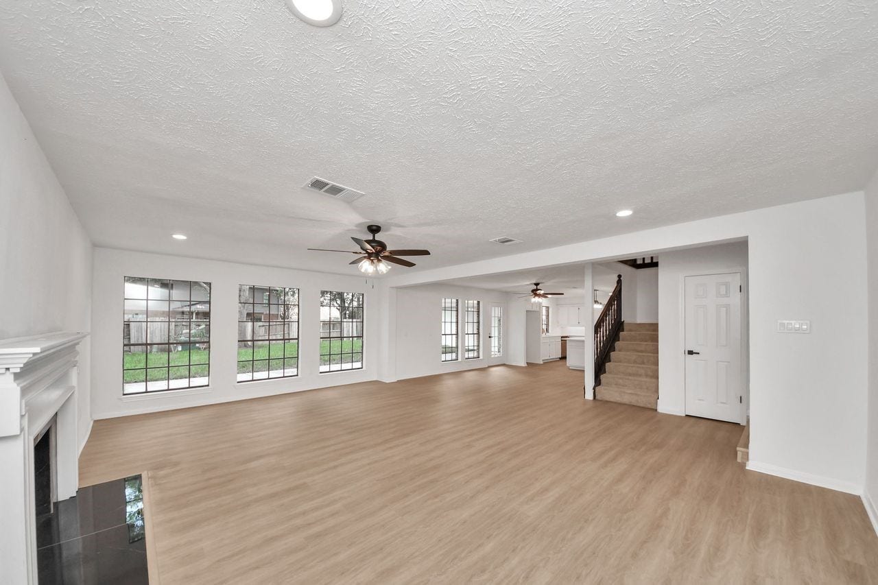 15047 Tramore Drive, Houston, TX 77083 The open layout keeps everyone connected.