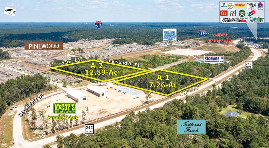 Property photo for TBD Hwy 242 and Big Rivers Road, New Caney, TX