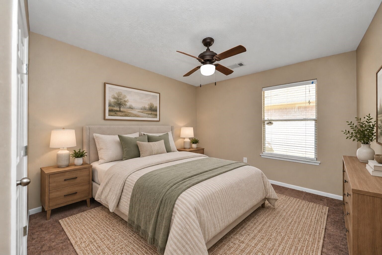 1311 Buchans Drive, Spring, TX 77386 Virtually Staged - Secondary Bedroom.