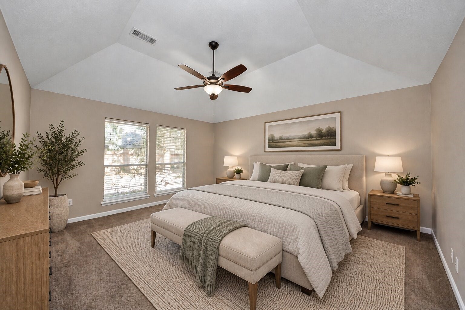 1311 Buchans Drive, Spring, TX 77386 Virtually Staged - Primary Bedroom.