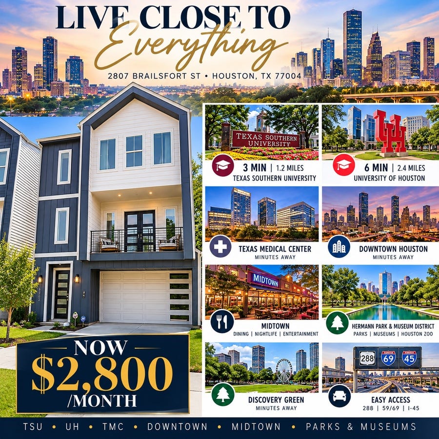 Property photo for 2807 Brailsfort Street, Houston, TX