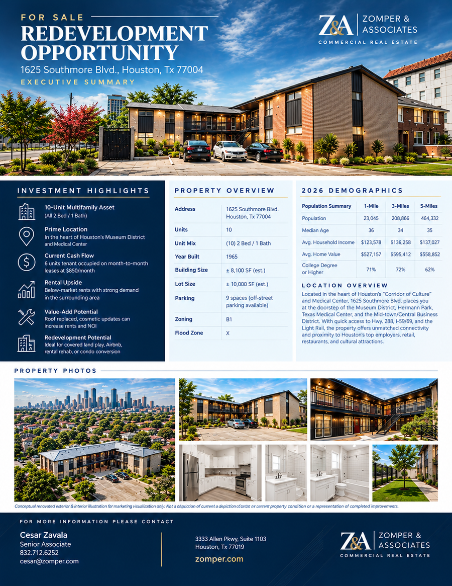 Property photo for 1625 Southmore Boulevard, #10, Houston, TX