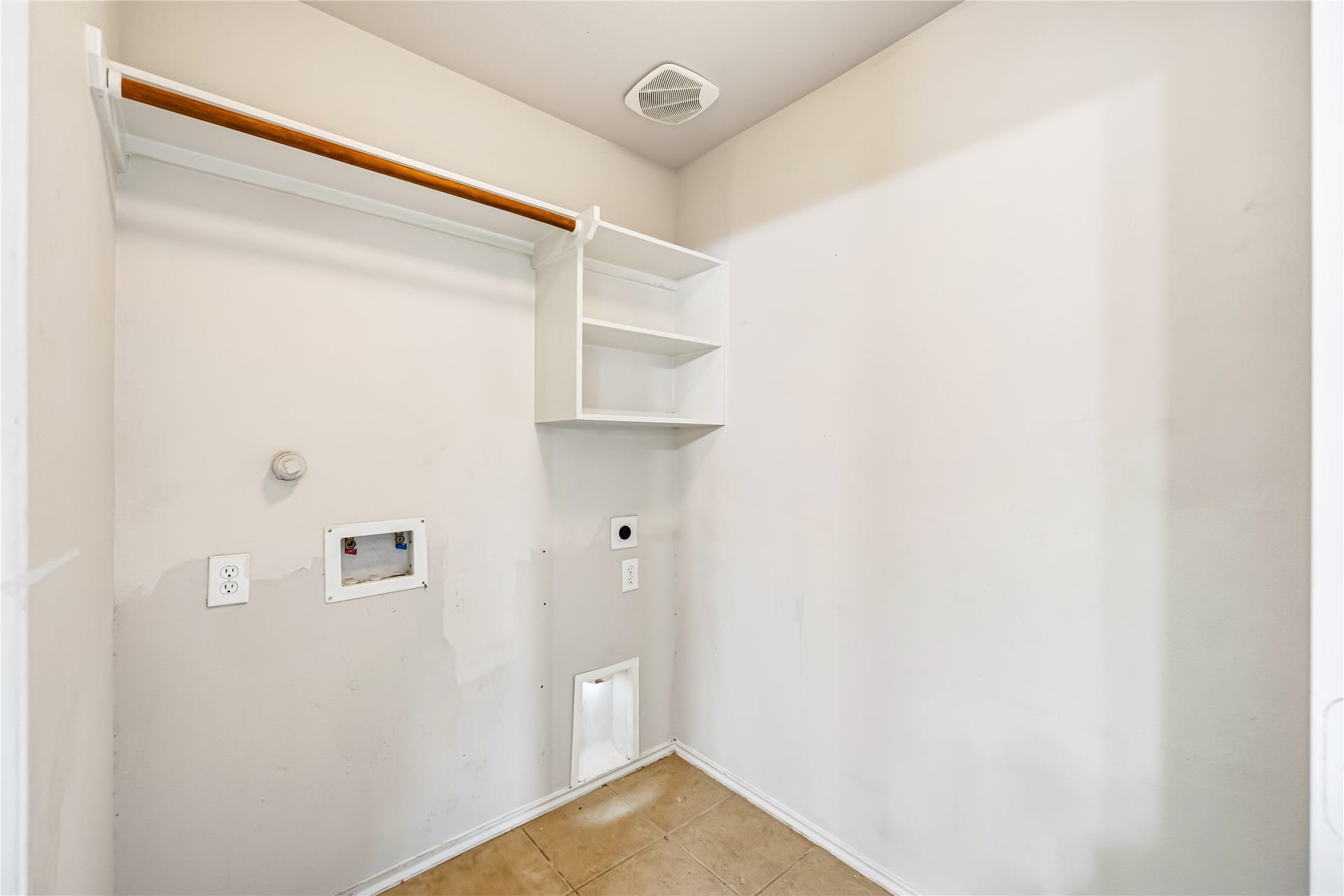 Laundry upstairs