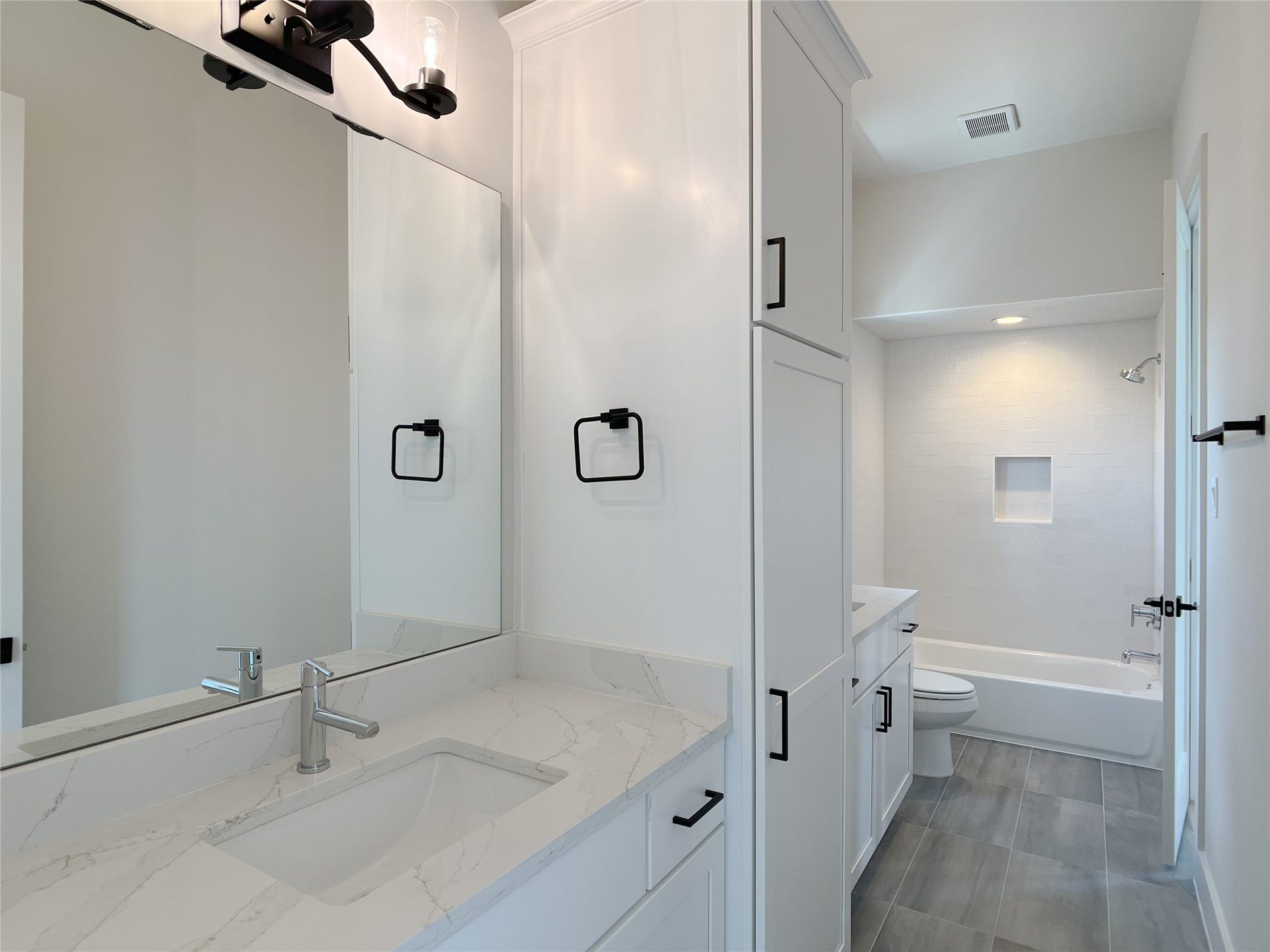 reverse view of bathroom