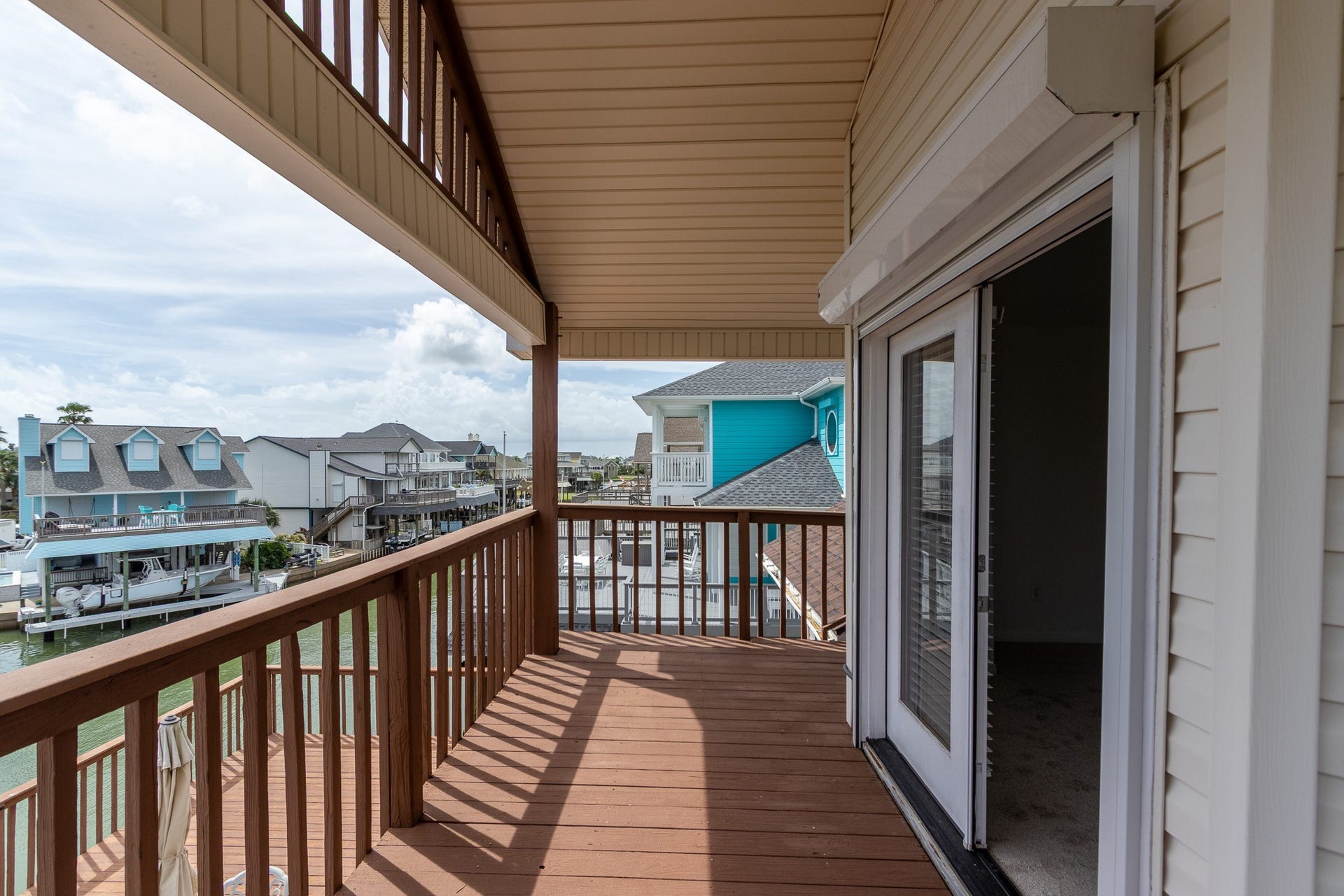 View from deck off of the primary bedroom