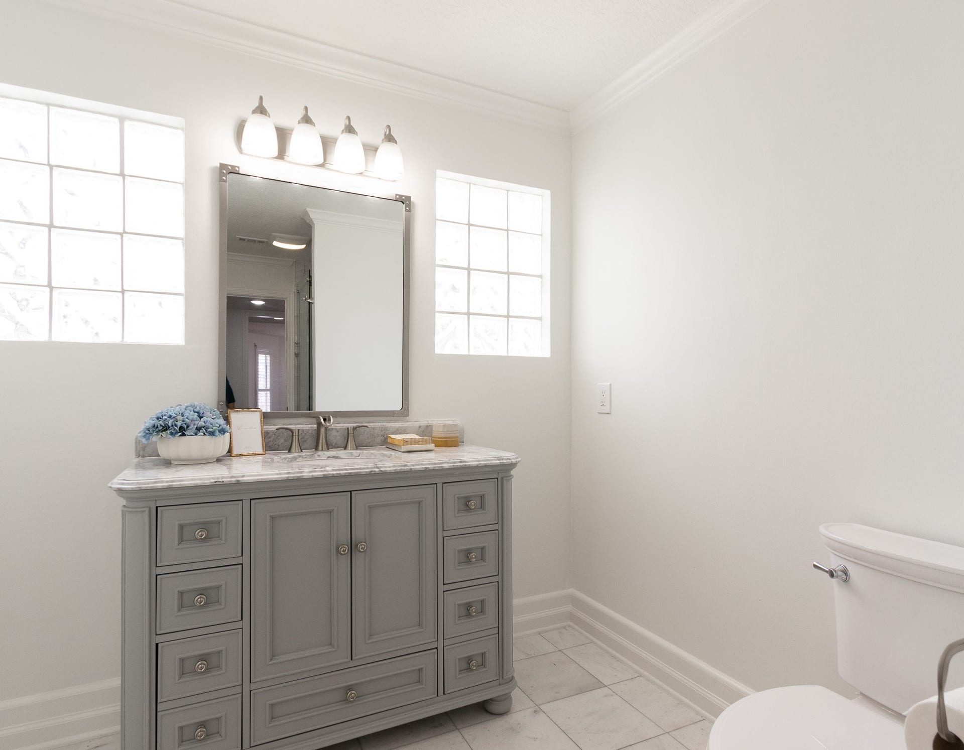 Guest bath on main level