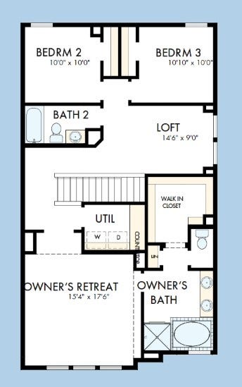 The success of a floor plan is the way you can move through itYoull be amazed at how well this home livesWe call it traffic patterns.