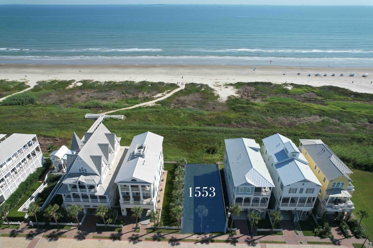 1553 Seaside Drive, Galveston, TX 77550 1553 Seaside Drive - Beachfront homesite in Beachtown Galveston